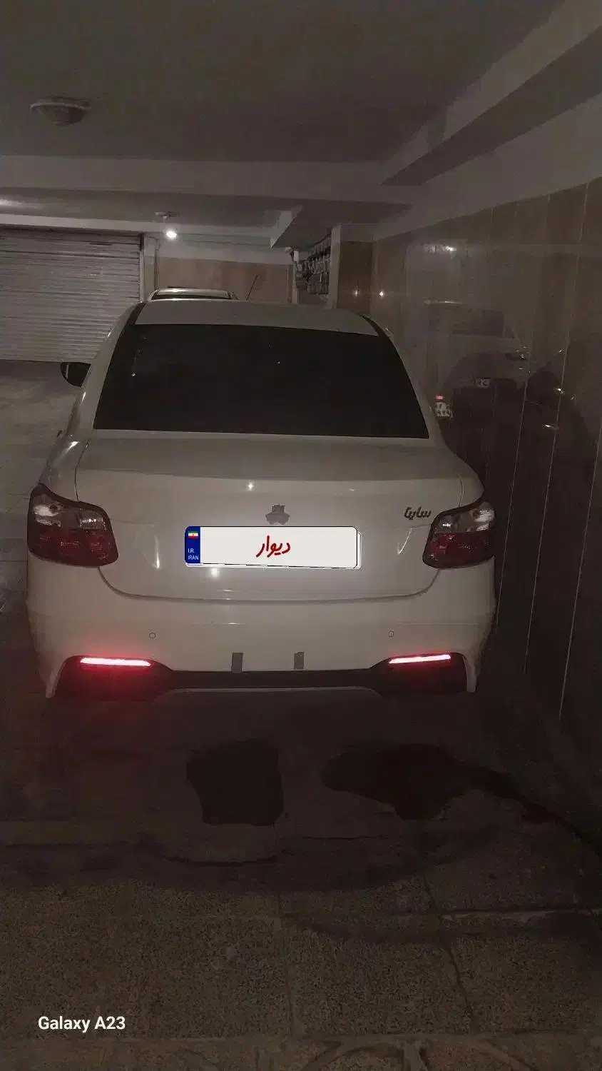 ساینا s سفید ۸۵ گانه|خودرو سواری و وانت|تهران, بلورسازی|دیوار