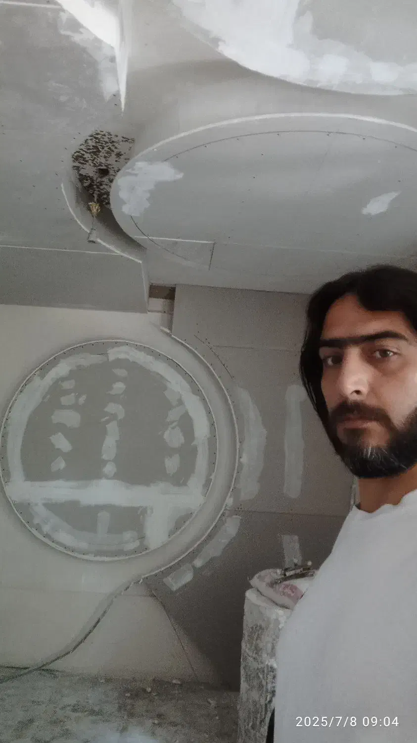 نصب کناف صفرتاصد بدون واسته|خدمات پیشه و مهارت|مشهد, کوه سنگی|دیوار