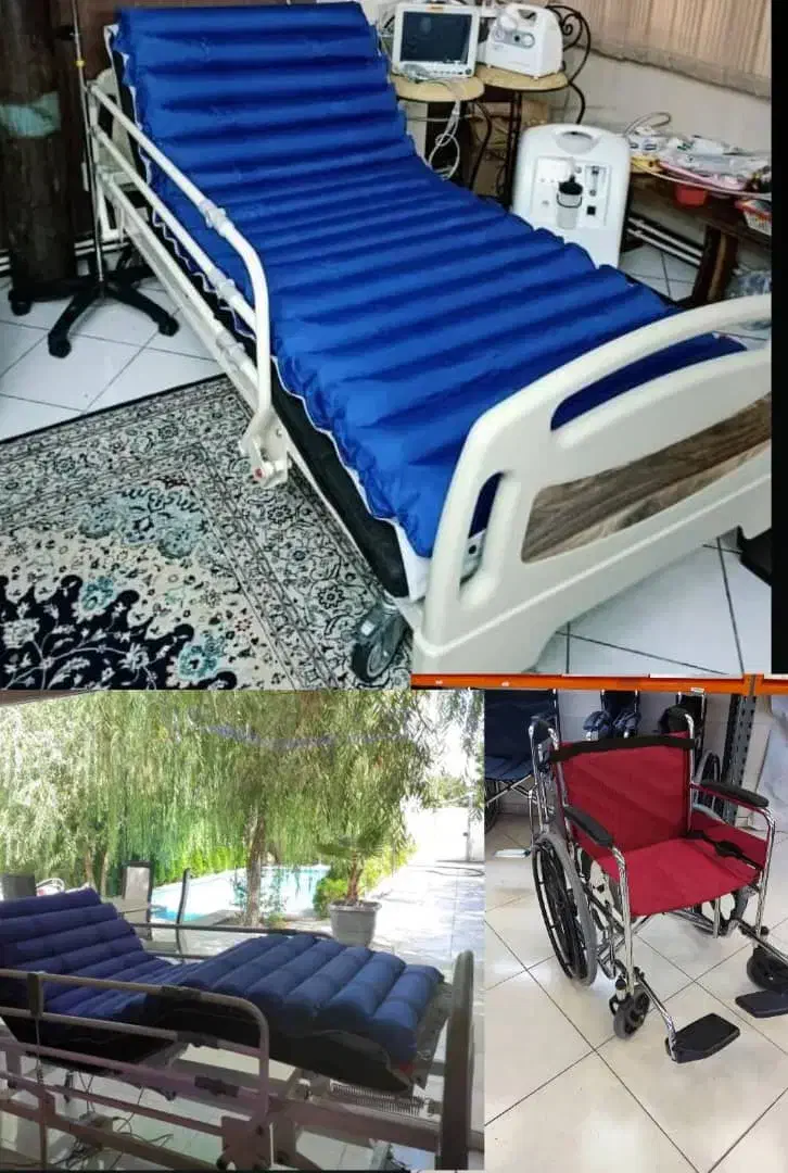 اجاره*تخت بیمارستانی تشک مواج برقی ویلچربیمارکرایه|آرایشی، بهداشتی، درمانی|تهران, تهرانپارس غربی|دیوار