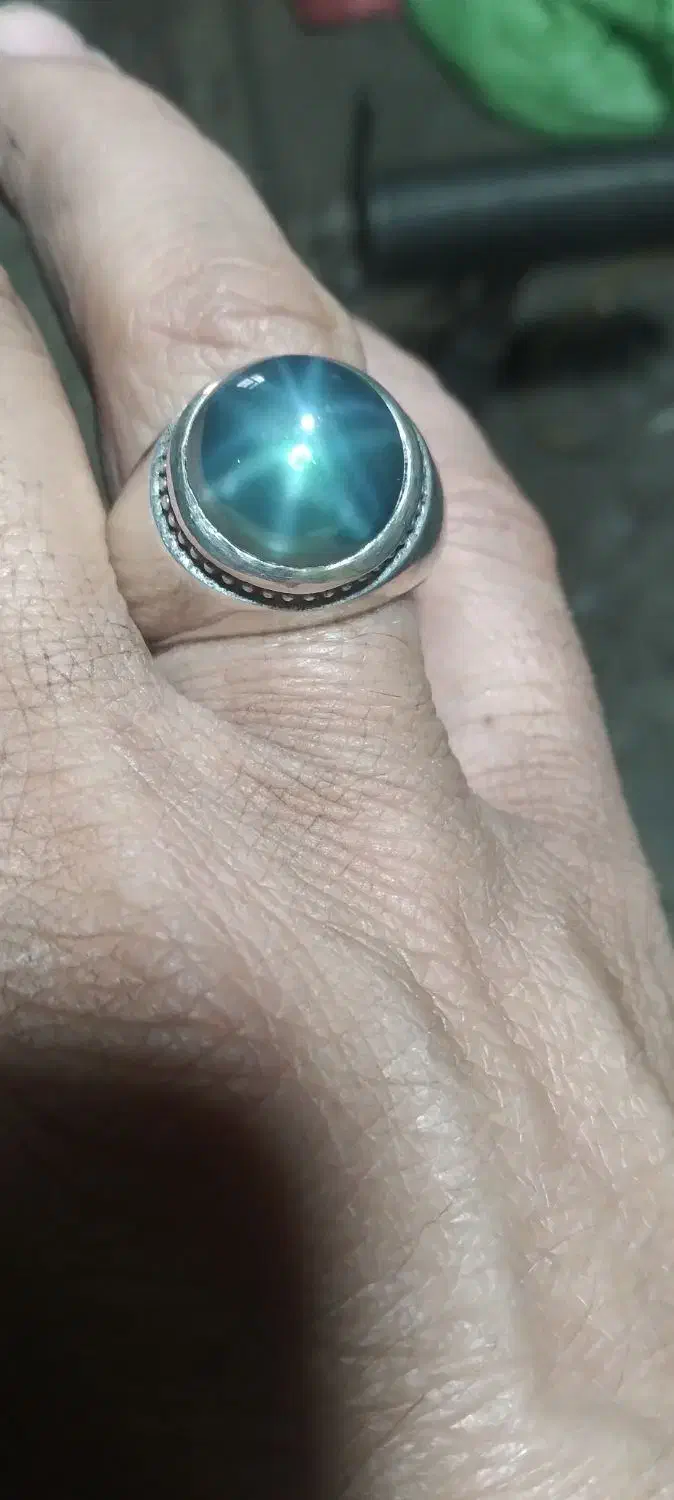 انگشتر یاقوت استار سبز|جواهرات|چهاردانگه (تهران), |دیوار