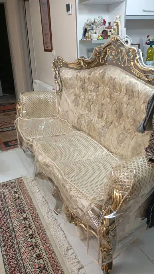 مبل استیل ۹ نفره|مبلمان خانگی و میز عسلی|پرند, فاز ۴|دیوار