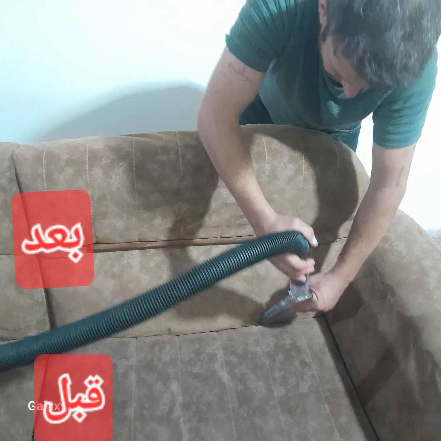 شستشوی مبل خوشخواب مبلشویی با پیشرفت دستگاه وکیوم|خدمات نظافت|ری, علایین|دیوار