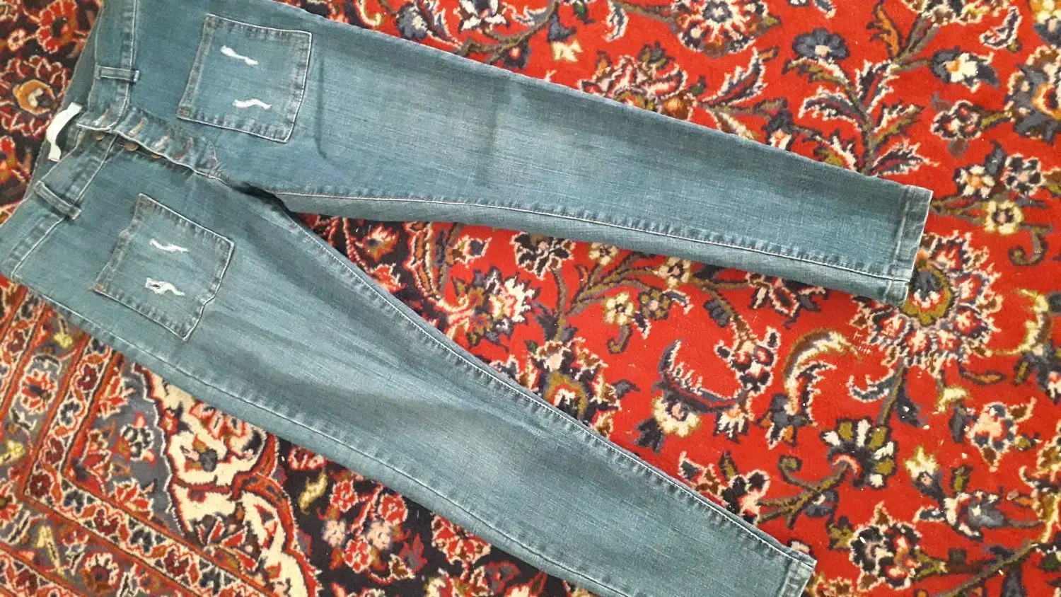 شلوار لی آبی|لباس|بناب, |دیوار