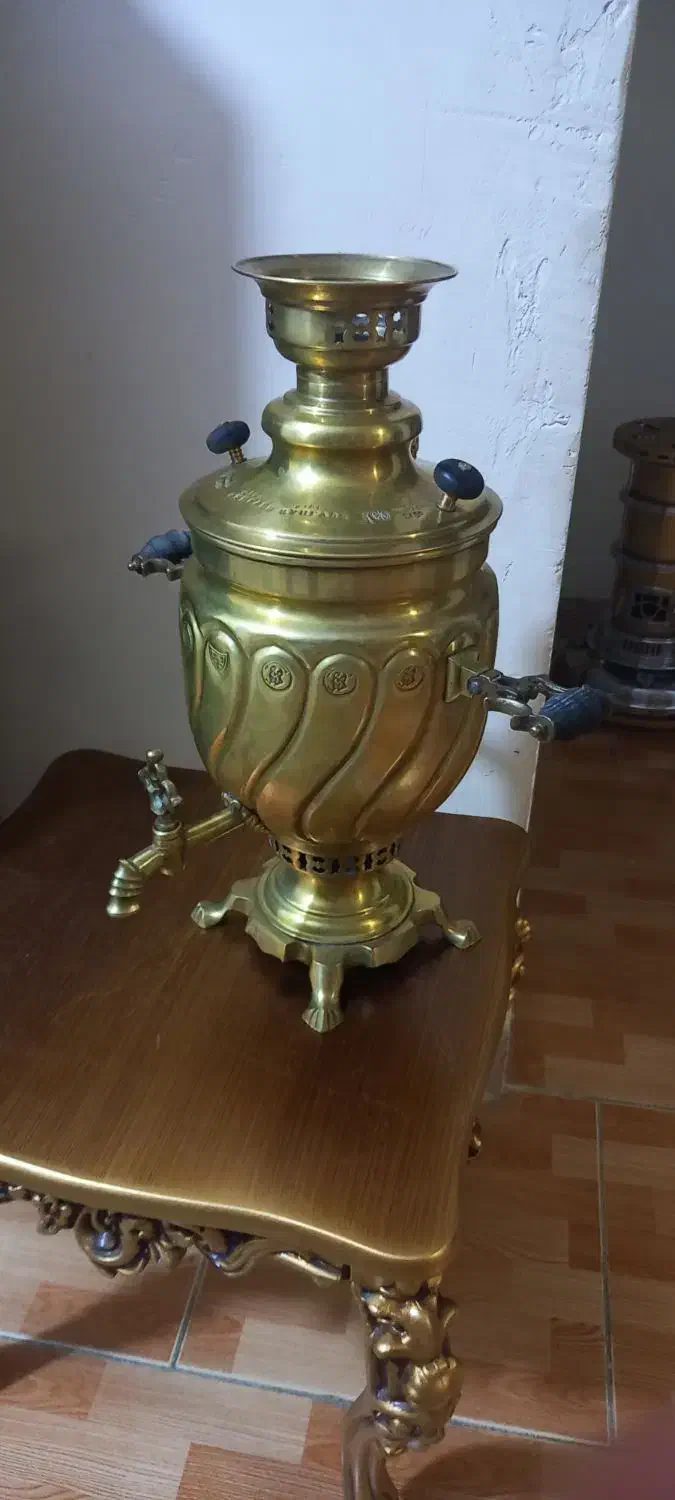 سماور برنجی|سماور، چای‌ساز، قهوه‌ساز|نهاوند, |دیوار