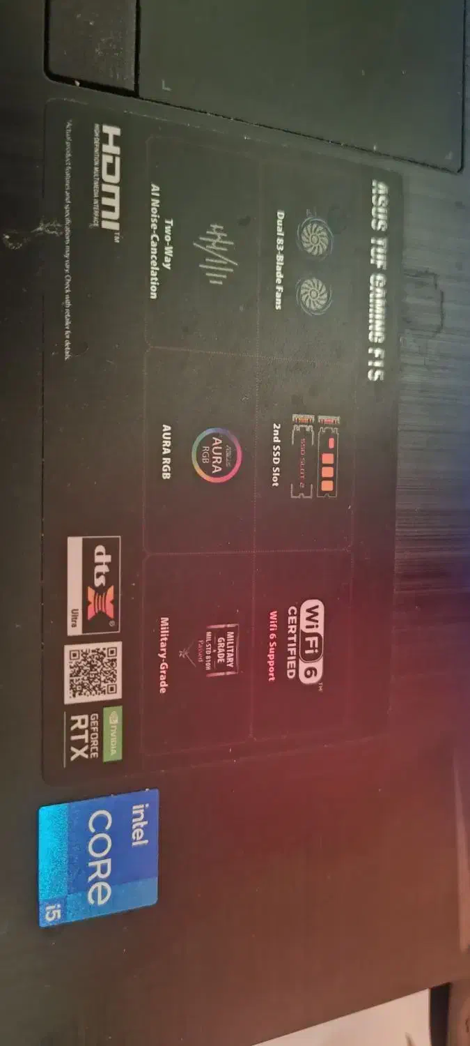 لپ تاپ asus tuf gaming fx 506h|رایانه همراه|زنجان, |دیوار