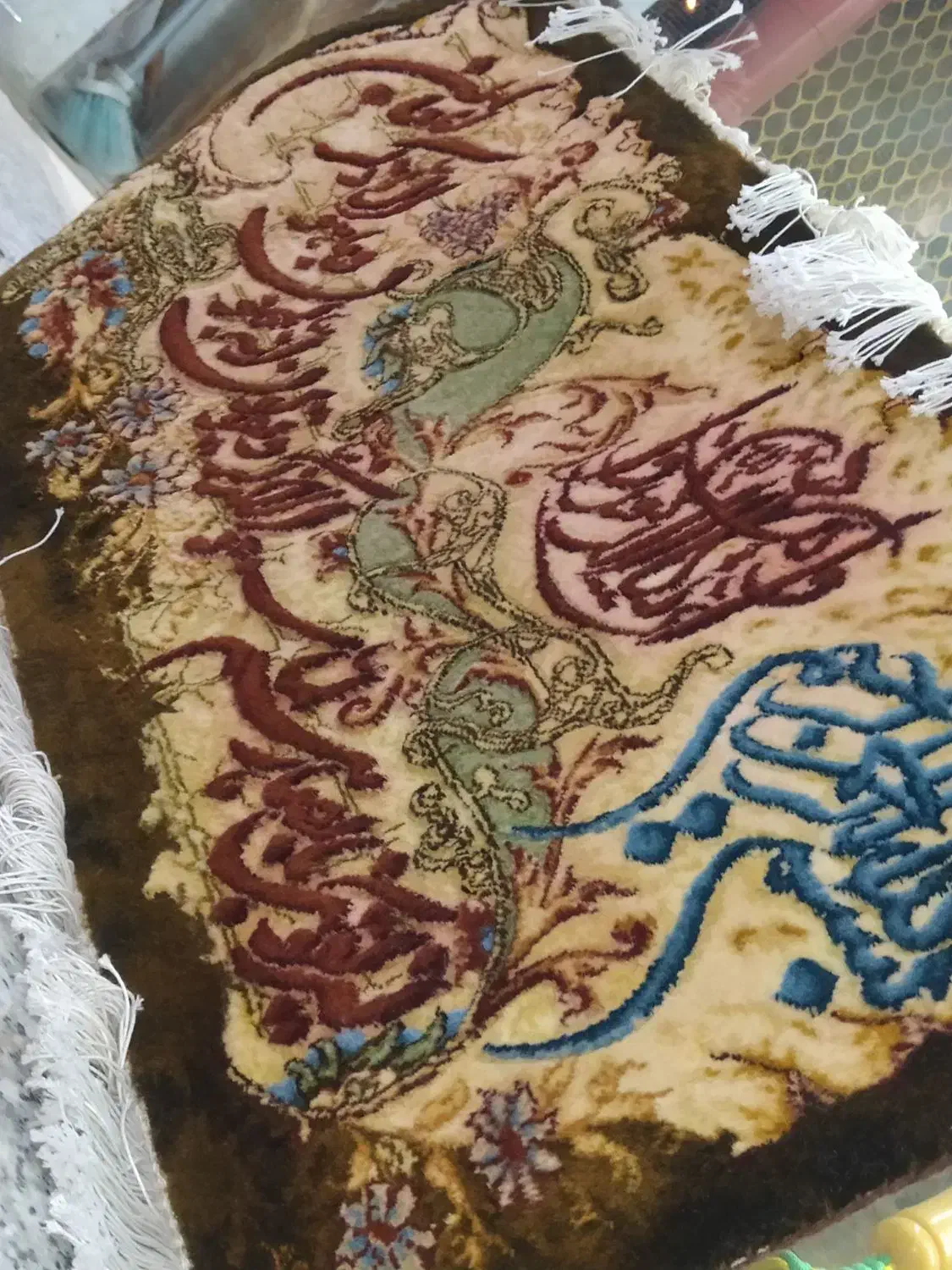 تابلو فرش وان یکاد تمام برجسته هنری|تابلو فرش|ارومیه, |دیوار