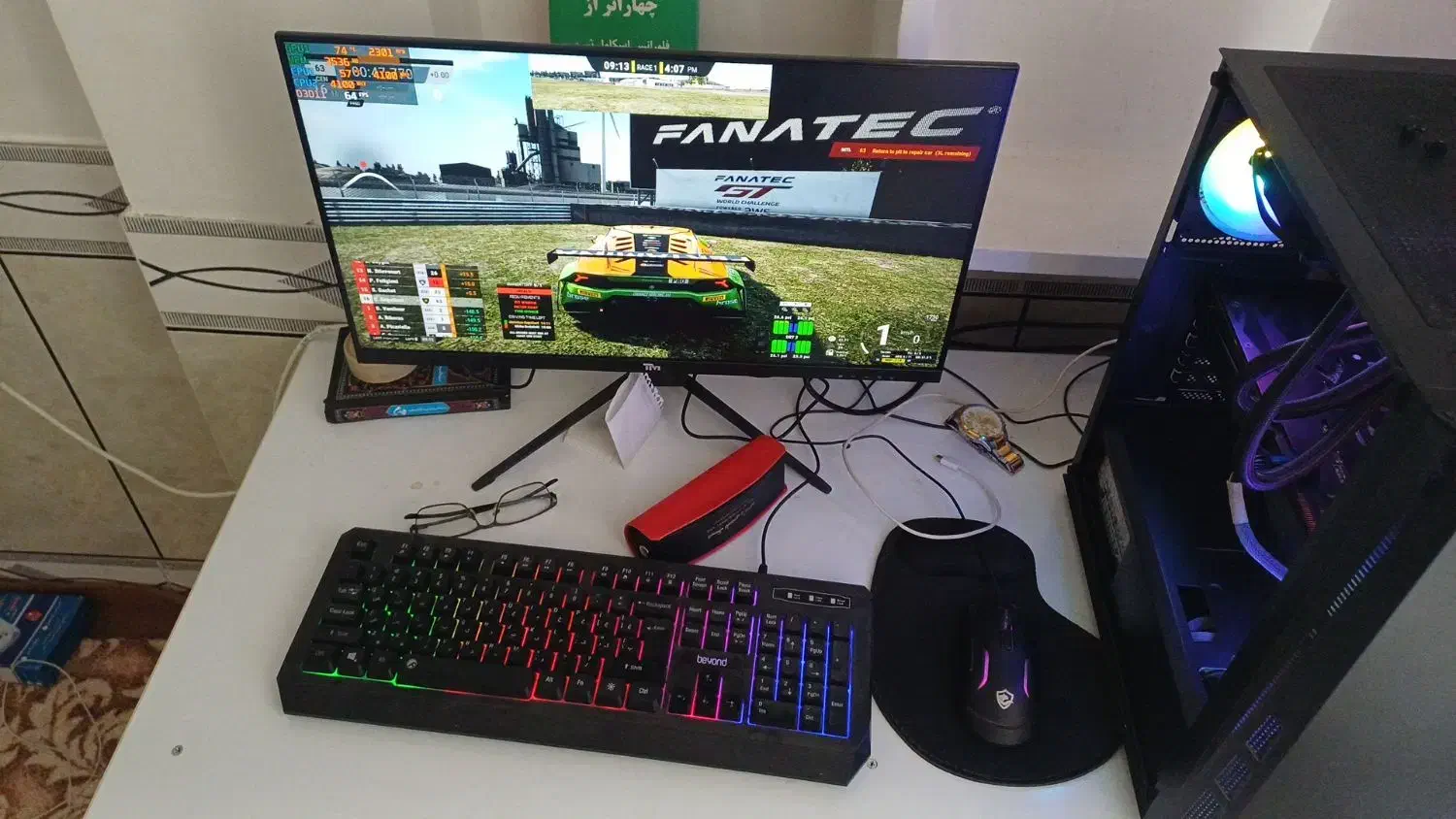 سیستم گیمینگ و مانیتور موس کیبورد هدست|رایانه رومیزی|گرگان, |دیوار