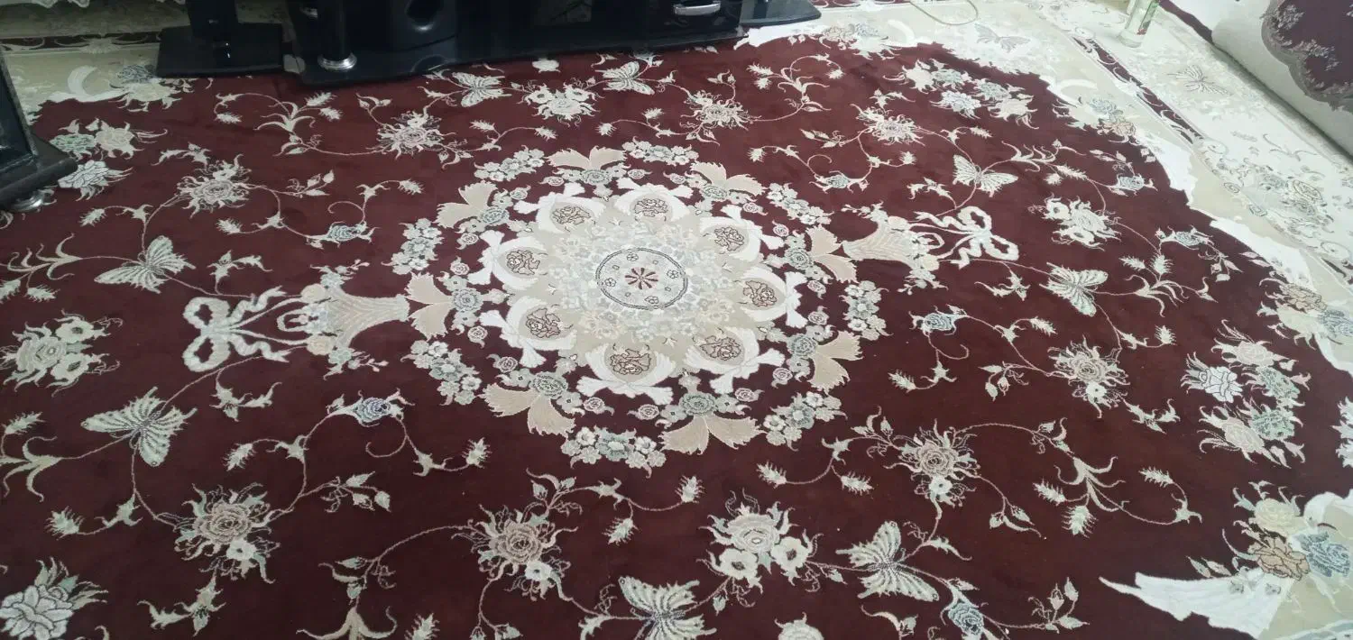 یک جفت فرش ماشینی ۷۵۰ شانه درحدنو۱۵۰۰۰۰۰۰|فرش|بومهن, |دیوار