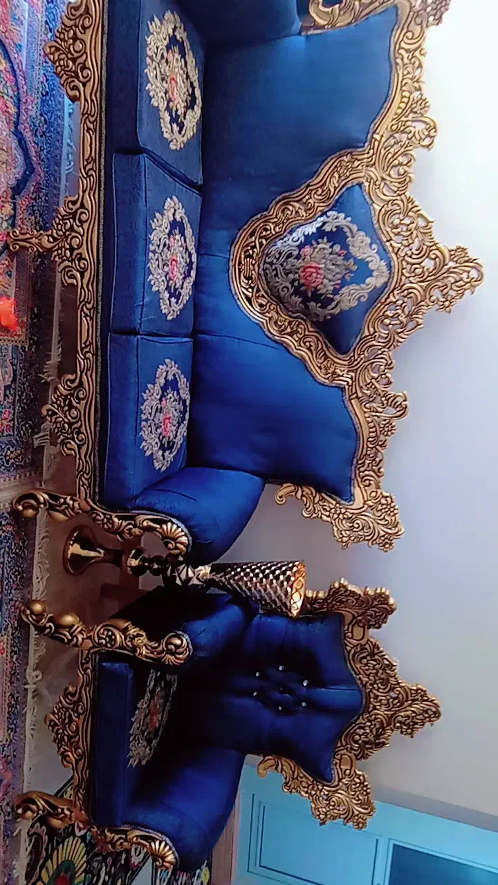 مبل آبی کاربنی|مبلمان خانگی و میز عسلی|مرند, |دیوار