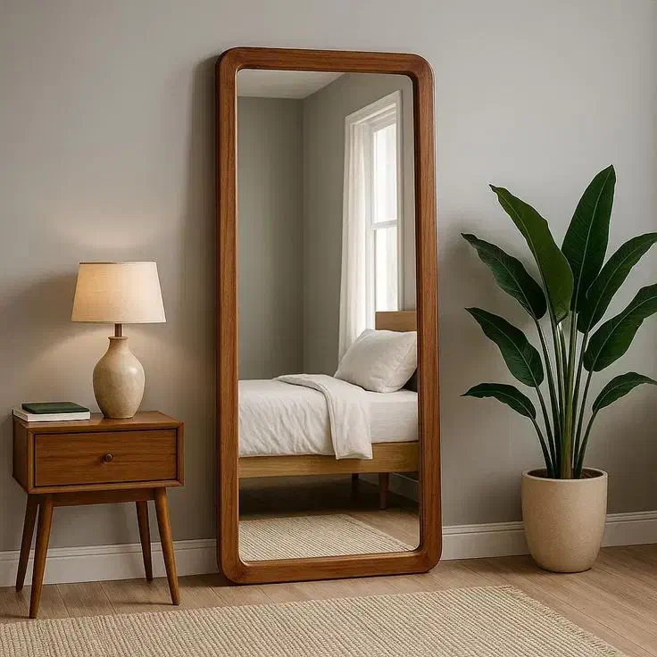 قدی آینه چوبی|آینه|یاسوج, |دیوار