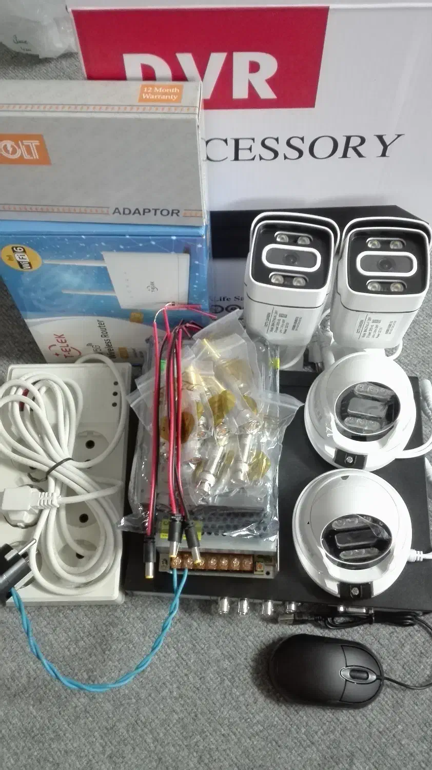 ۴ تا دوربین مدار بسته با نصب و انتقال تصویر رایگان|دوربین مداربسته|رامسر, |دیوار