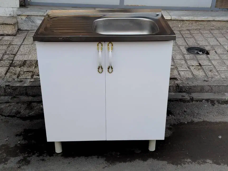 کابینت آماده زیر سینک فلزی و MDF با سینک ظرفشویی|مصالح و تجهیزات ساختمان|قدس, شهر‌قدس|دیوار