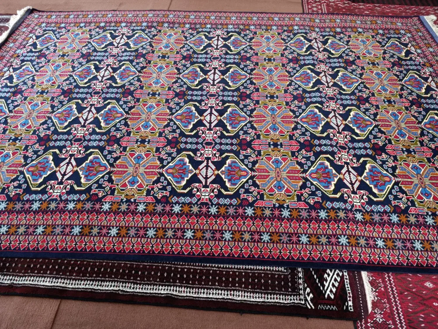 فرش ترکمن|فرش|بندر ترکمن, |دیوار