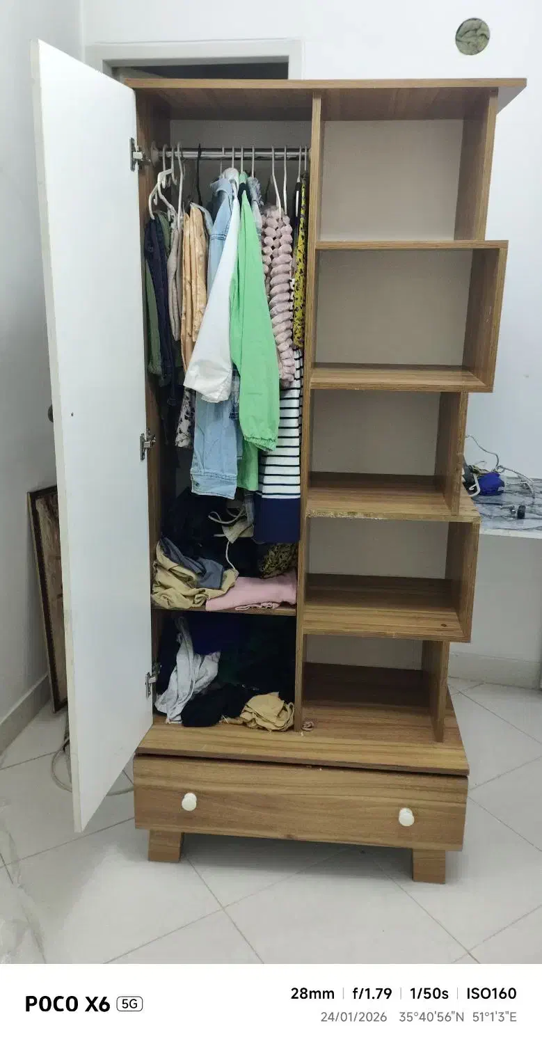 کمد ام دی آف ۱۸۰×۹۰ در حد نو ۸ تومان|جاکفشی، کمد، دراور|اندیشه, اندیشه فاز ۱|دیوار