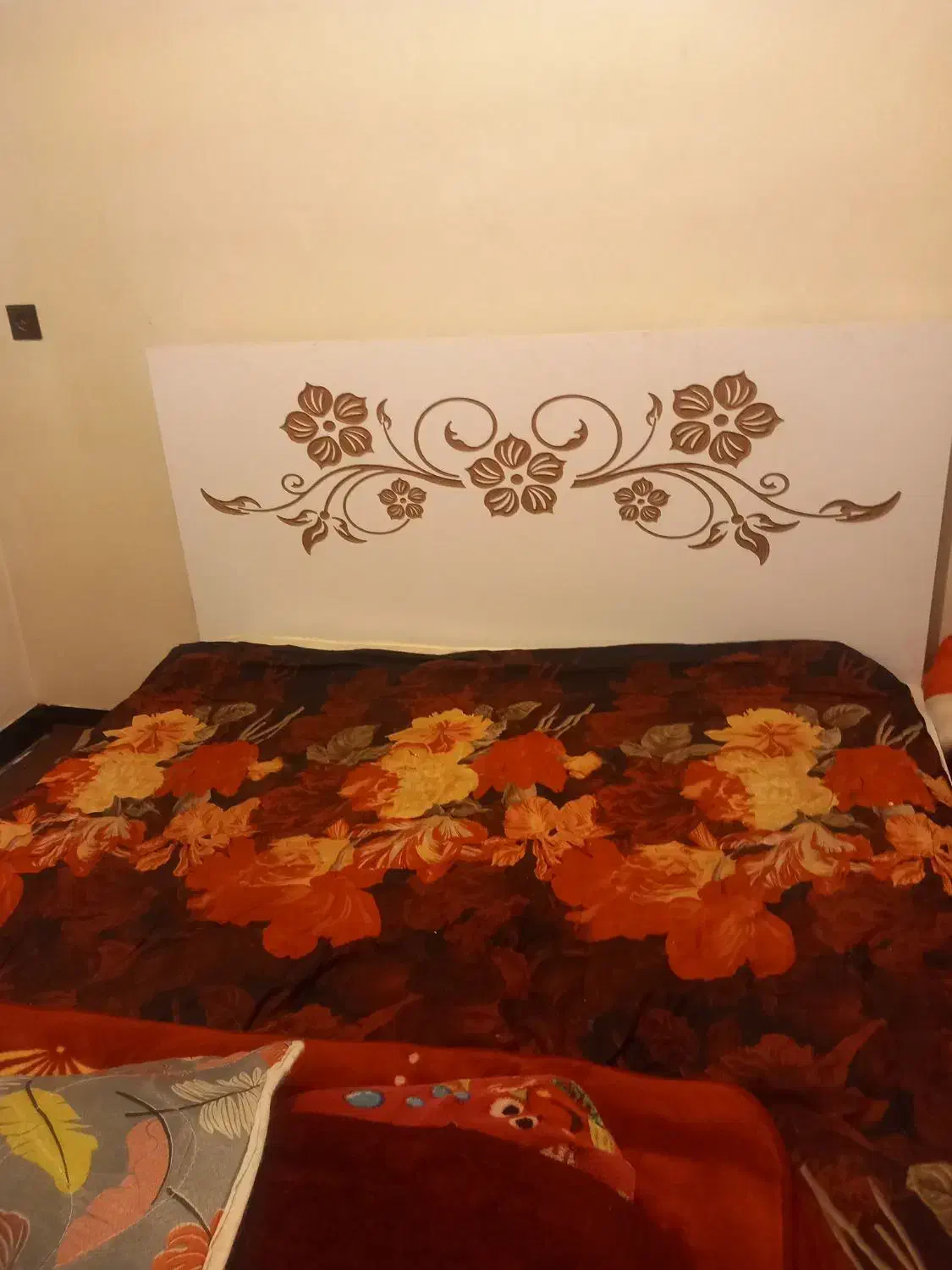 تخت خواب کاملا ام دی اف|تخت و سرویس خواب|ایذه, |دیوار