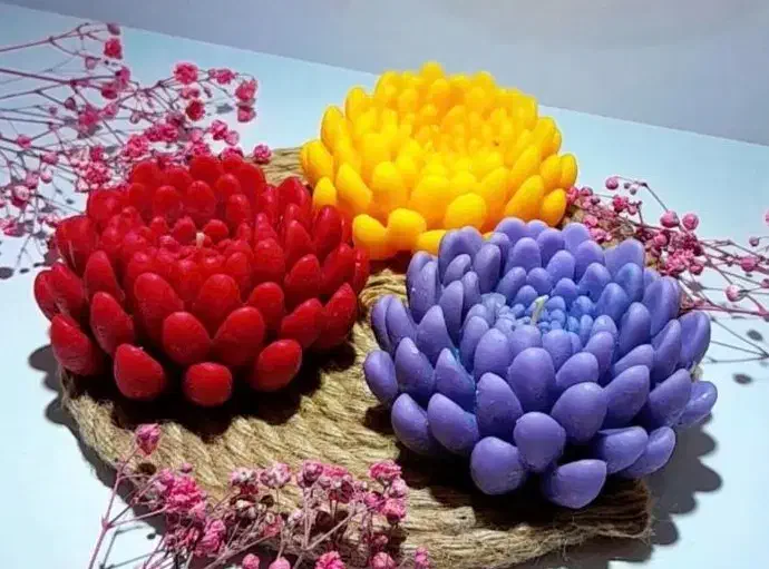 شمع های رنگی|صنایع دستی و سایر لوازم تزئینی|پیر بکران, |دیوار