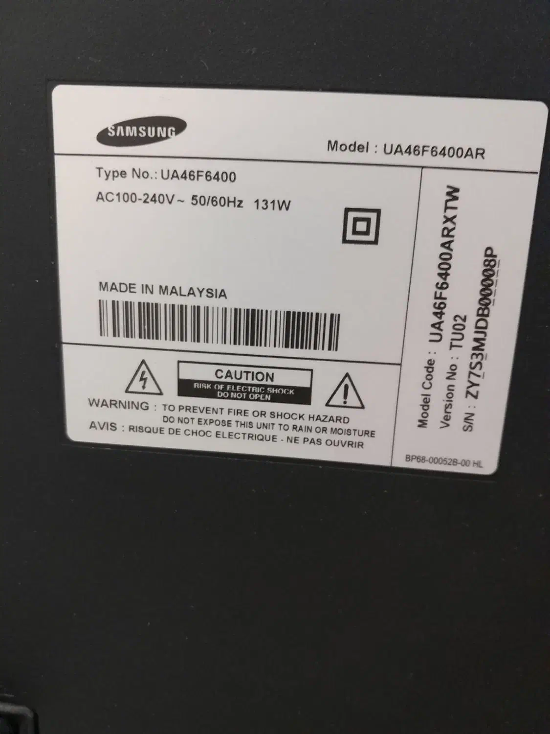 تلوزیون ۴۶ اینچ ال ای دی اسمارت سامسونگ اصل مالزی|تلویزیون و پروژکتور|کرمانشاه, |دیوار