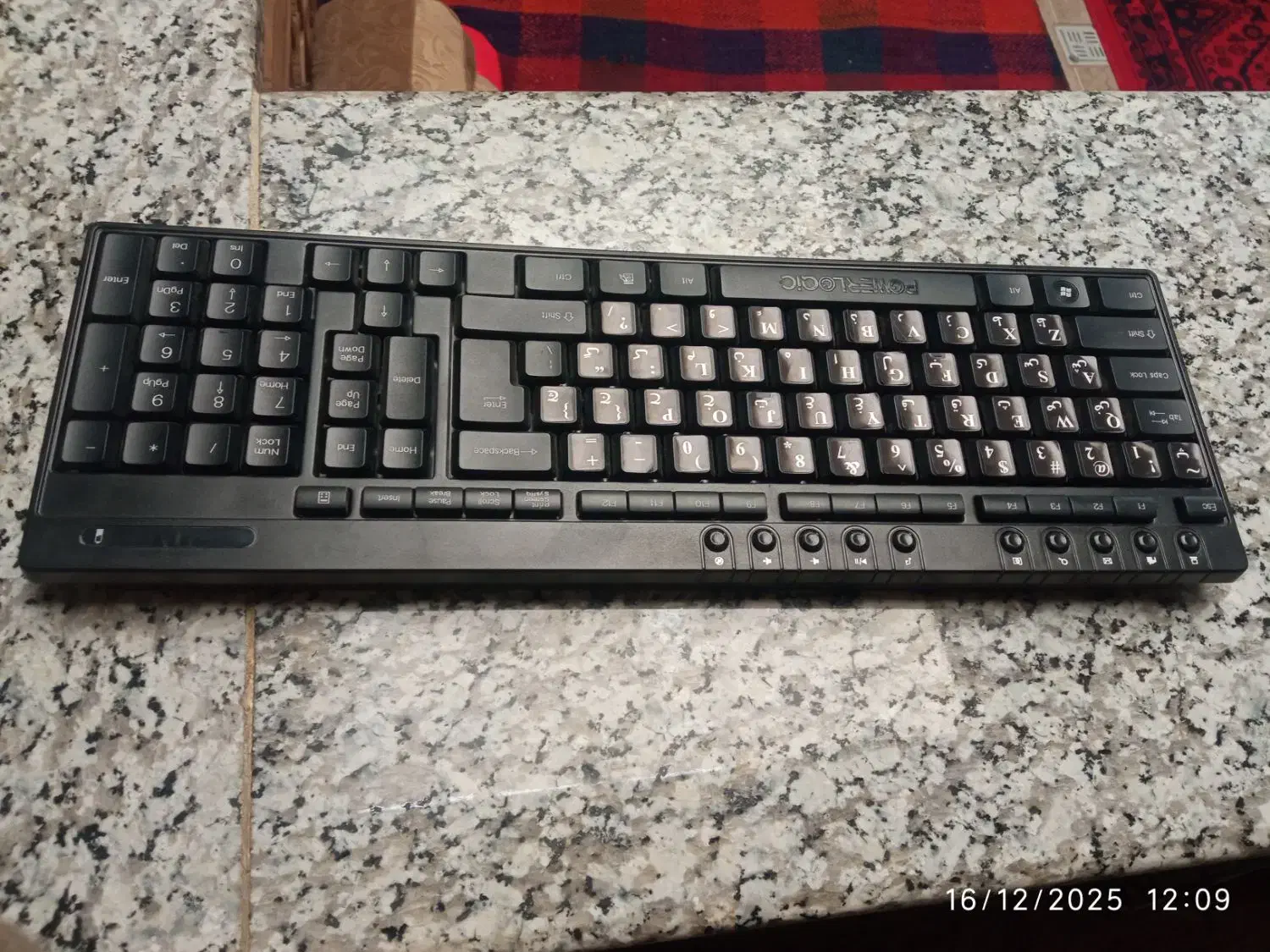 کیبورد مارک پاورلجیک چین|قطعات و لوازم جانبی رایانه|دورود, |دیوار