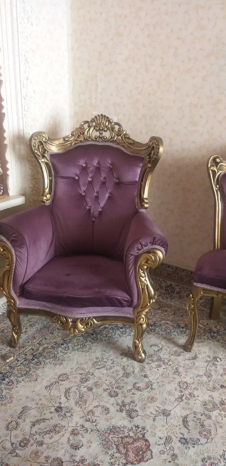 فروش مبل ۱۳نفره استیل در حدنو|مبلمان خانگی و میز عسلی|اصفهان, خواجو|دیوار