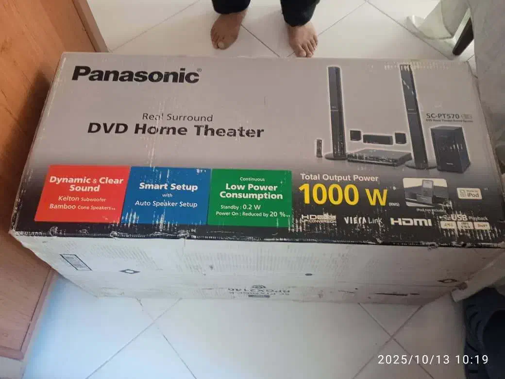 سینمای خانگی پاناسونیک پلم آکبند|سیستم صوتی خانگی|شیراز, گلدشت معالیآباد|دیوار