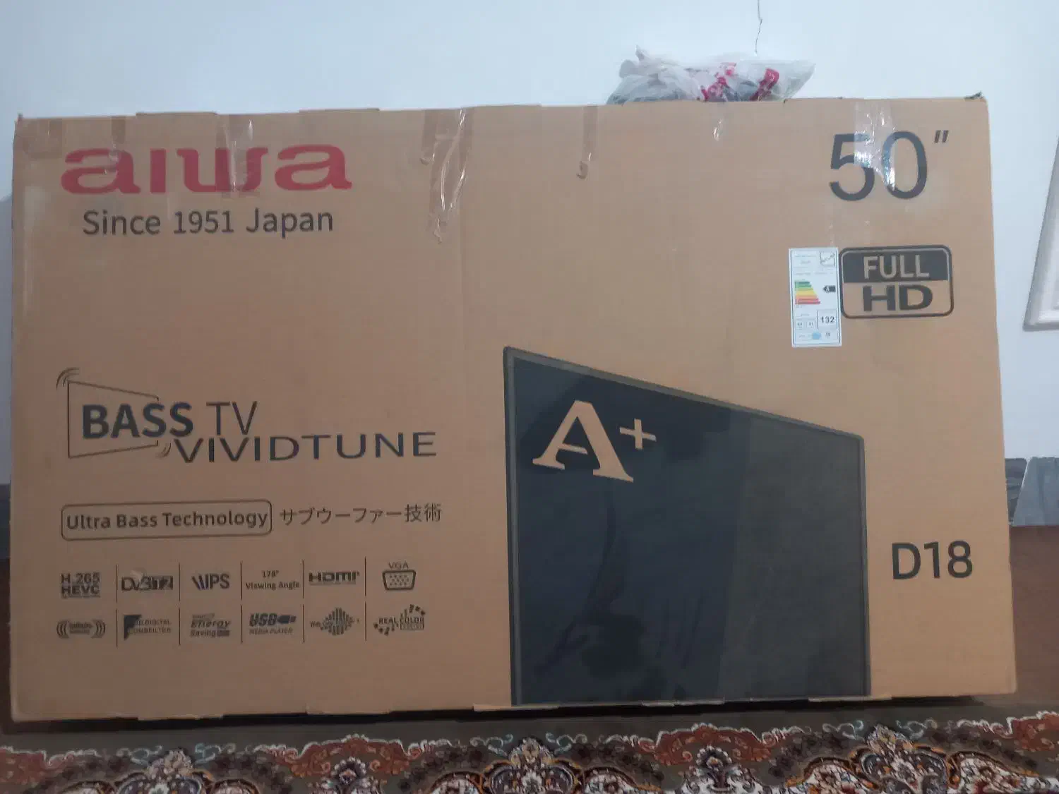 تلویزیون ۵۰ اینچ|تلویزیون و پروژکتور|ساوه, |دیوار