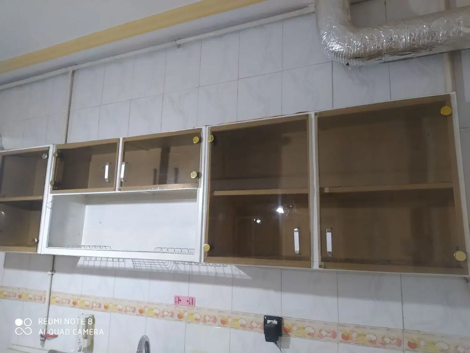 کابینت فلزی/هود|آب‌چکان و نظم‌دهنده ظروف|تربت‌حیدریه, یحیی آباد|دیوار