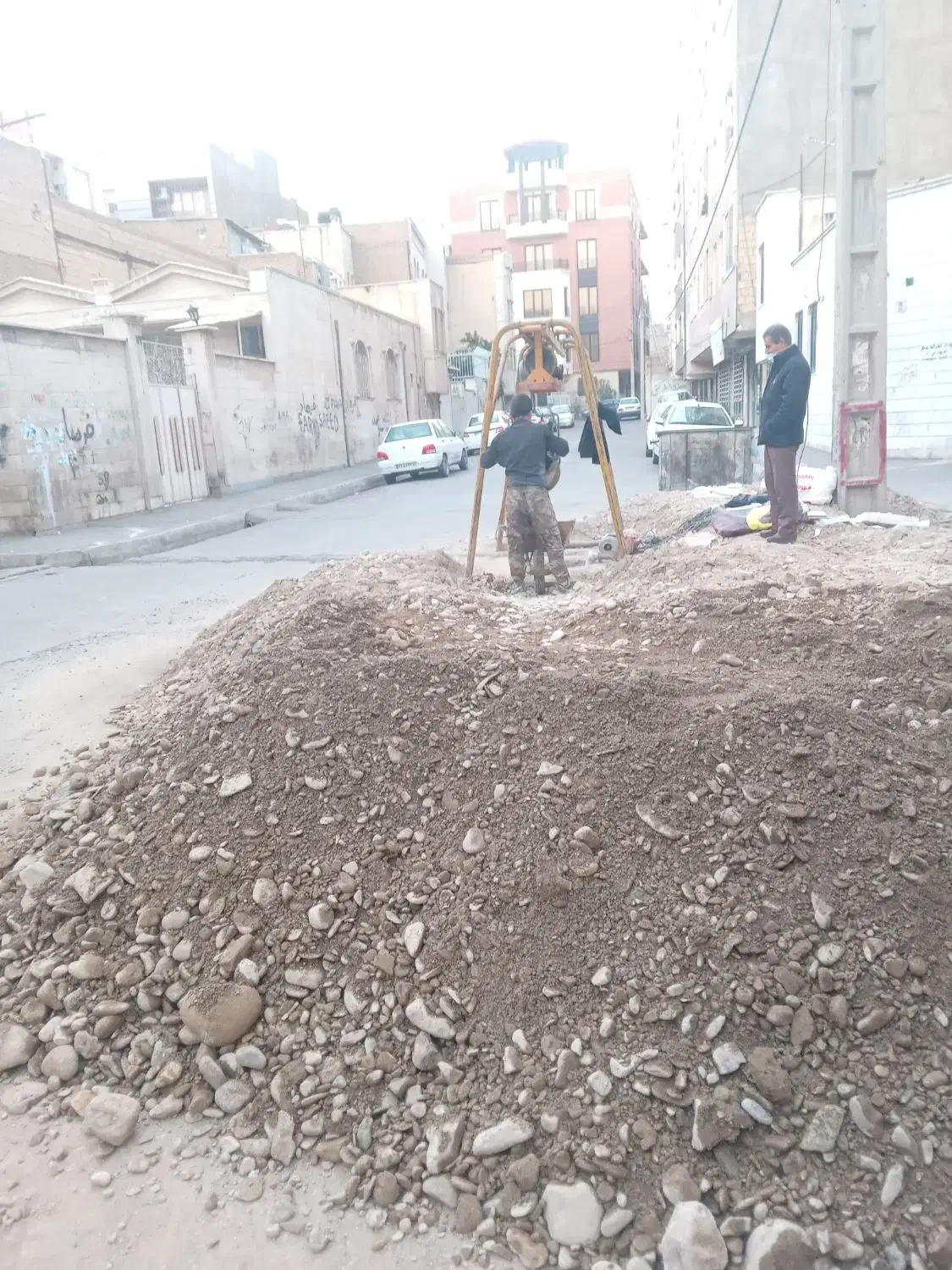 مغنی چاه کن مقنی سرتاسر اندیشه شهر قدس|خدمات پیشه و مهارت|اندیشه, اندیشه فاز ۱|دیوار