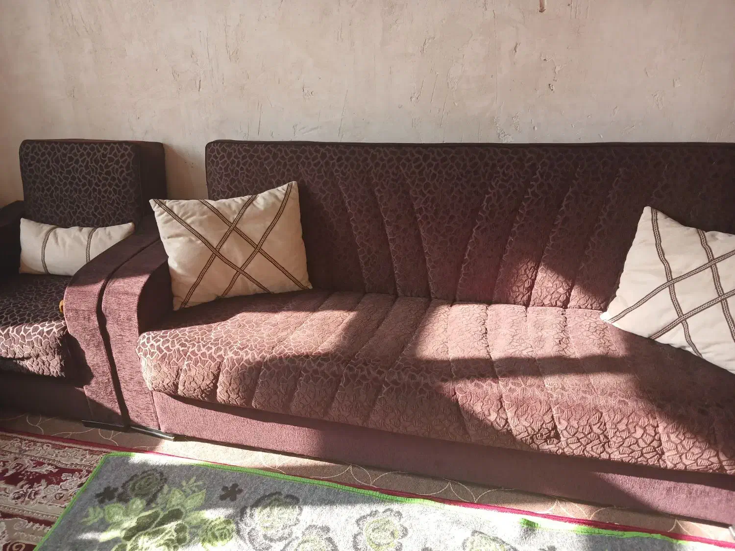 مبل ۱۰ نفره تخت شو|مبلمان خانگی و میز عسلی|شوط, |دیوار