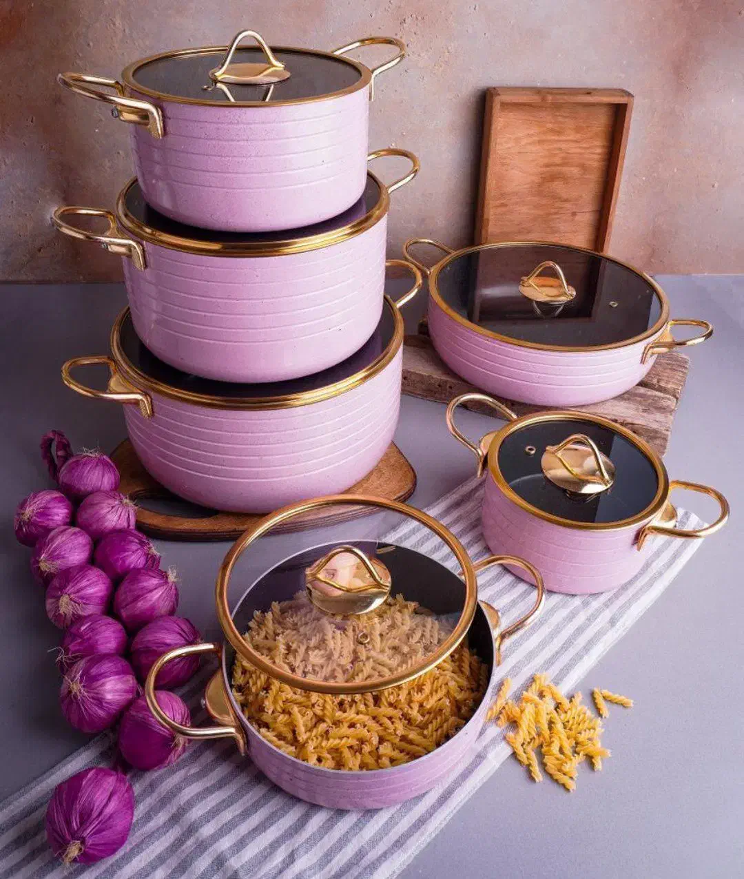 سرویس قابلمه 21پارچه کف سرامیک ترک|ظروف پخت‌وپز|بروجرد, |دیوار