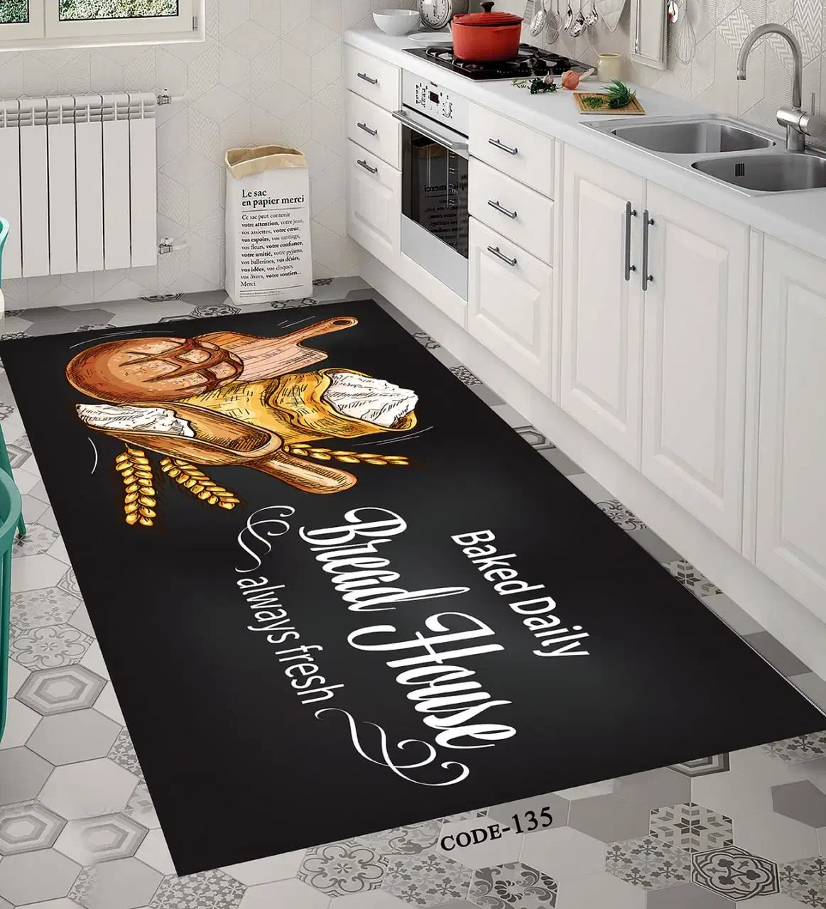 فرش آشپزخانه|فرش|کرمان, |دیوار