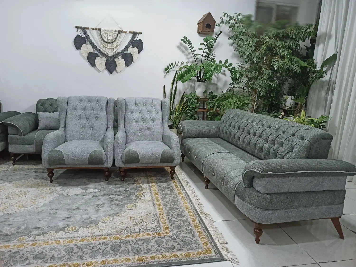 مبل 8نفره تخت خوابشو شو مکانیزه  همراه با ضمانت|مبلمان خانگی و میز عسلی|مشهد, صیاد شیرازی|دیوار