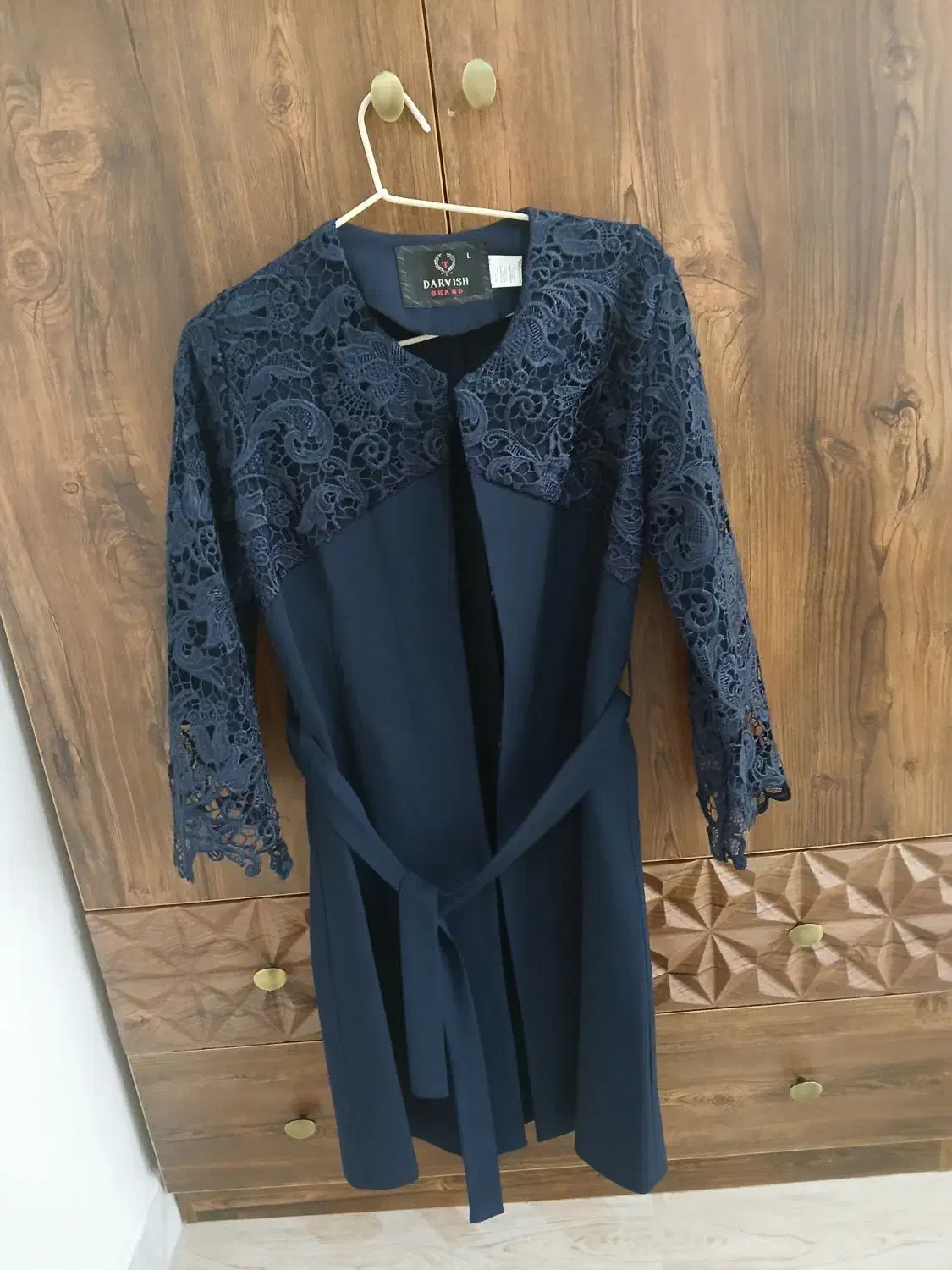 فروش مانتوی نو سورمه ای بالاتنه گپور|لباس|تالش, هشتپر|دیوار