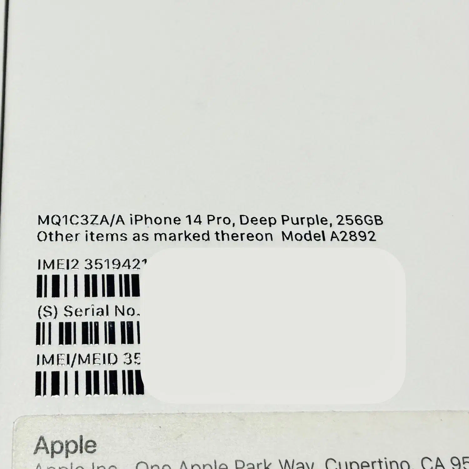 آیفون ۱۴ پرو بنفش ۲۵۶ دو سیم رجیستر شده|موبایل|تهران, آسمان|دیوار