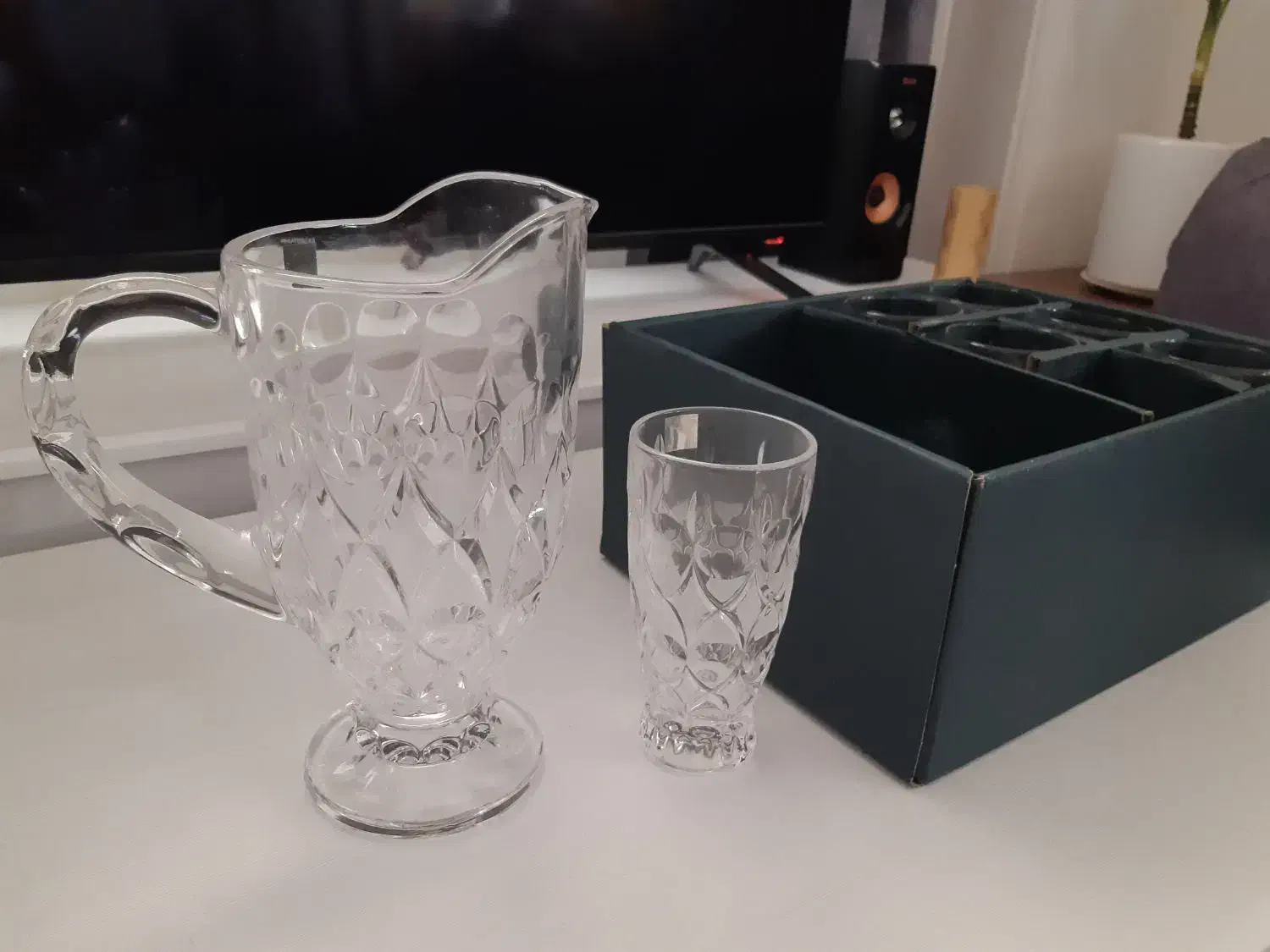 پارچ لیوان خارجی طرح آنجلیکا|ظروف سرو و پذیرایی|رشت, فلسطین|دیوار