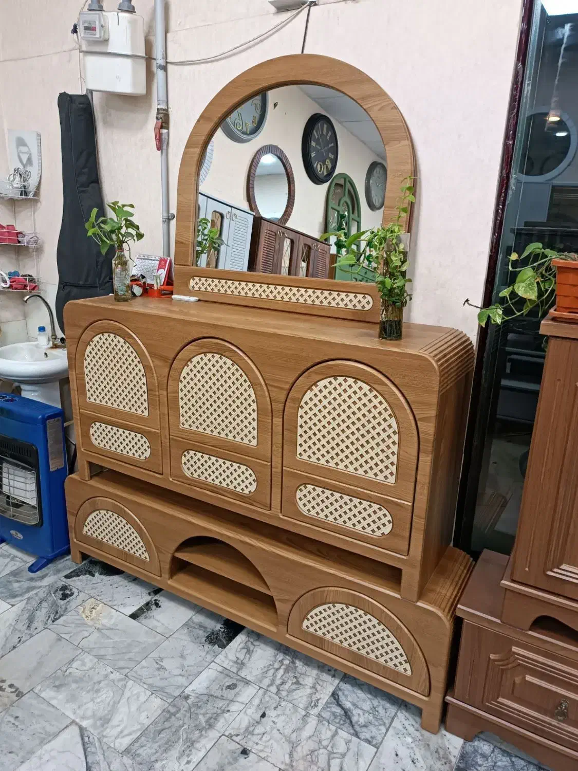 اینه کنسول|بوفه، ویترین، کنسول|بندر گناوه, |دیوار