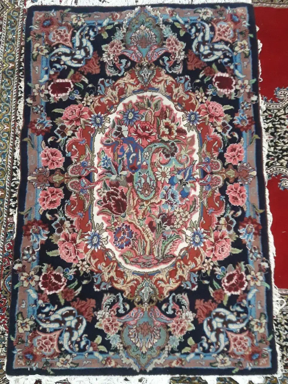 قالی دستبافت|فرش|نهاوند, |دیوار