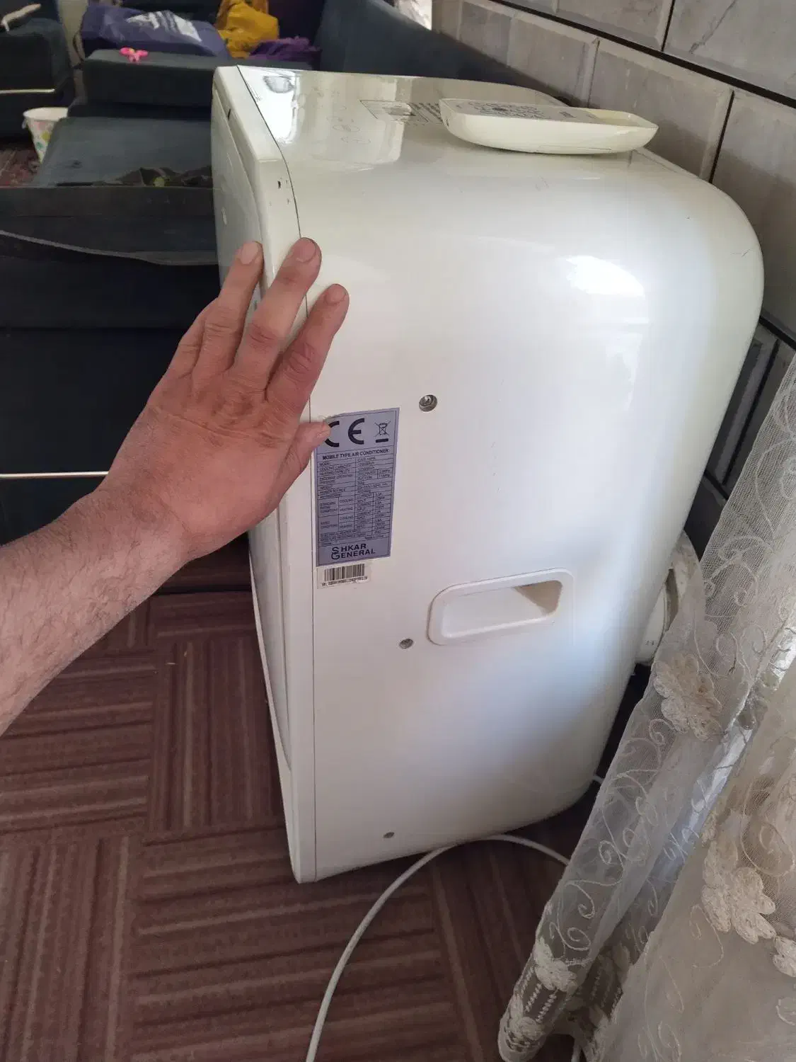 کولر پورتابل گازی|کولر گازی و فنکوئل|فلاورجان, |دیوار