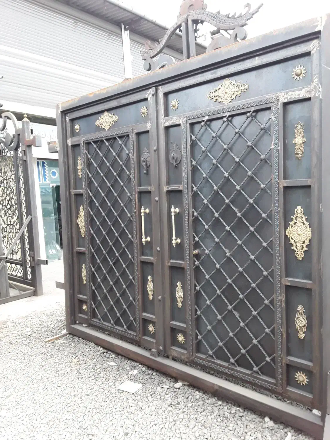 درب مدرن و فرفورژه، امنیت و زیبایی|مصالح و تجهیزات ساختمان|آمل, |دیوار