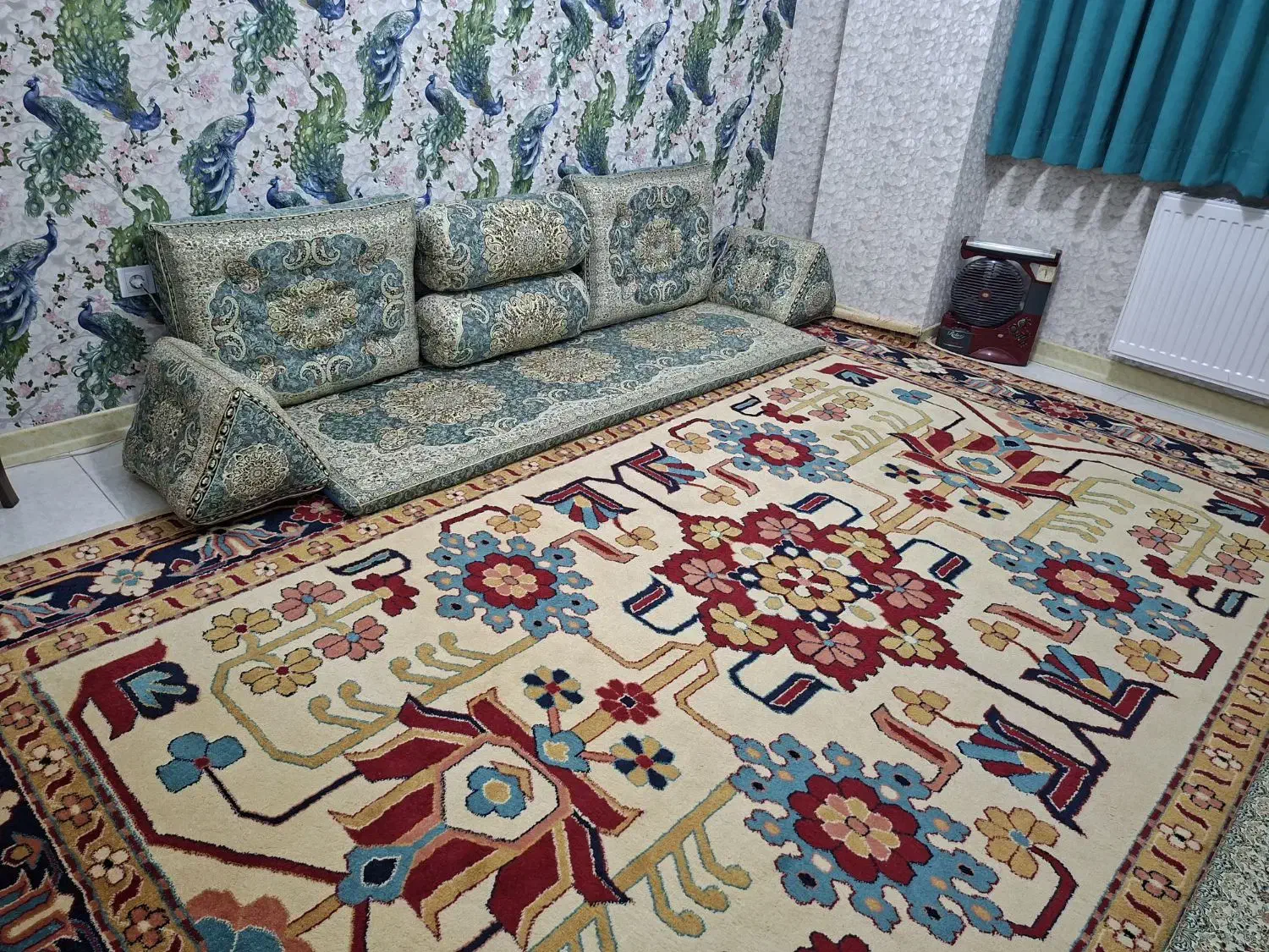 گلیم فرش|گلیم، جاجیم، گبه|کرمانشاه, |دیوار