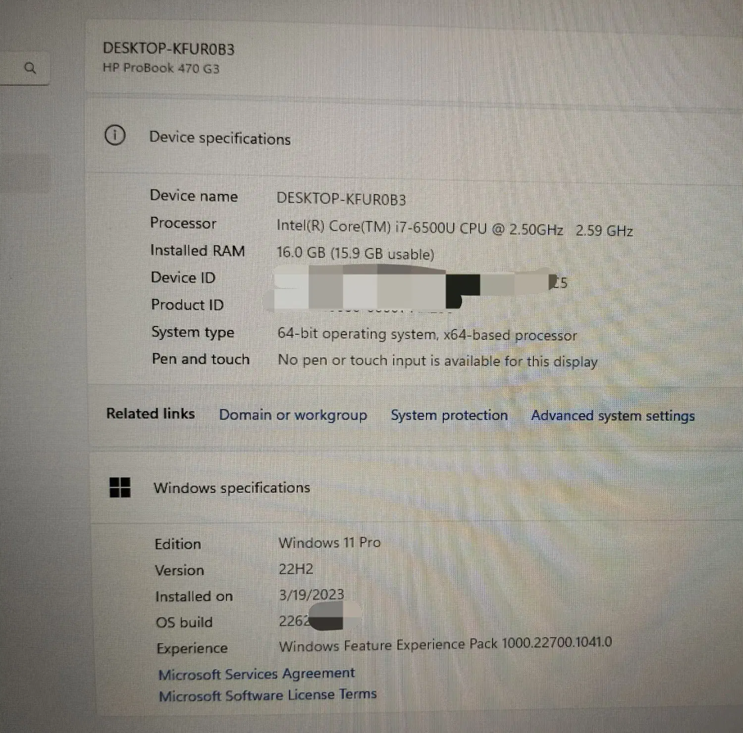 HP ProBook 470 G3 لپتاپ|رایانه همراه|نیشابور, شهرک بهداری|دیوار