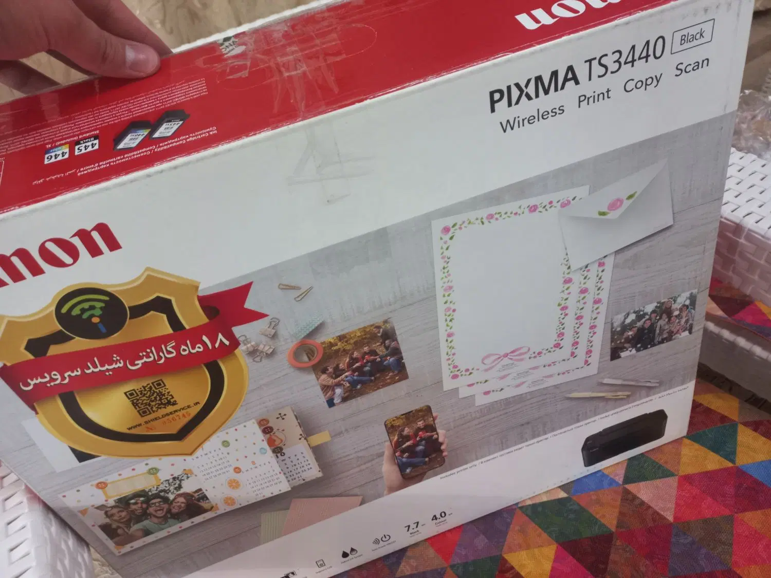 پرینتر چاپگر کانن Canon pixma ts3440 اورجینال|پرینتر، اسکنر، کپی، فکس|تهران, شهرک محلاتی|دیوار