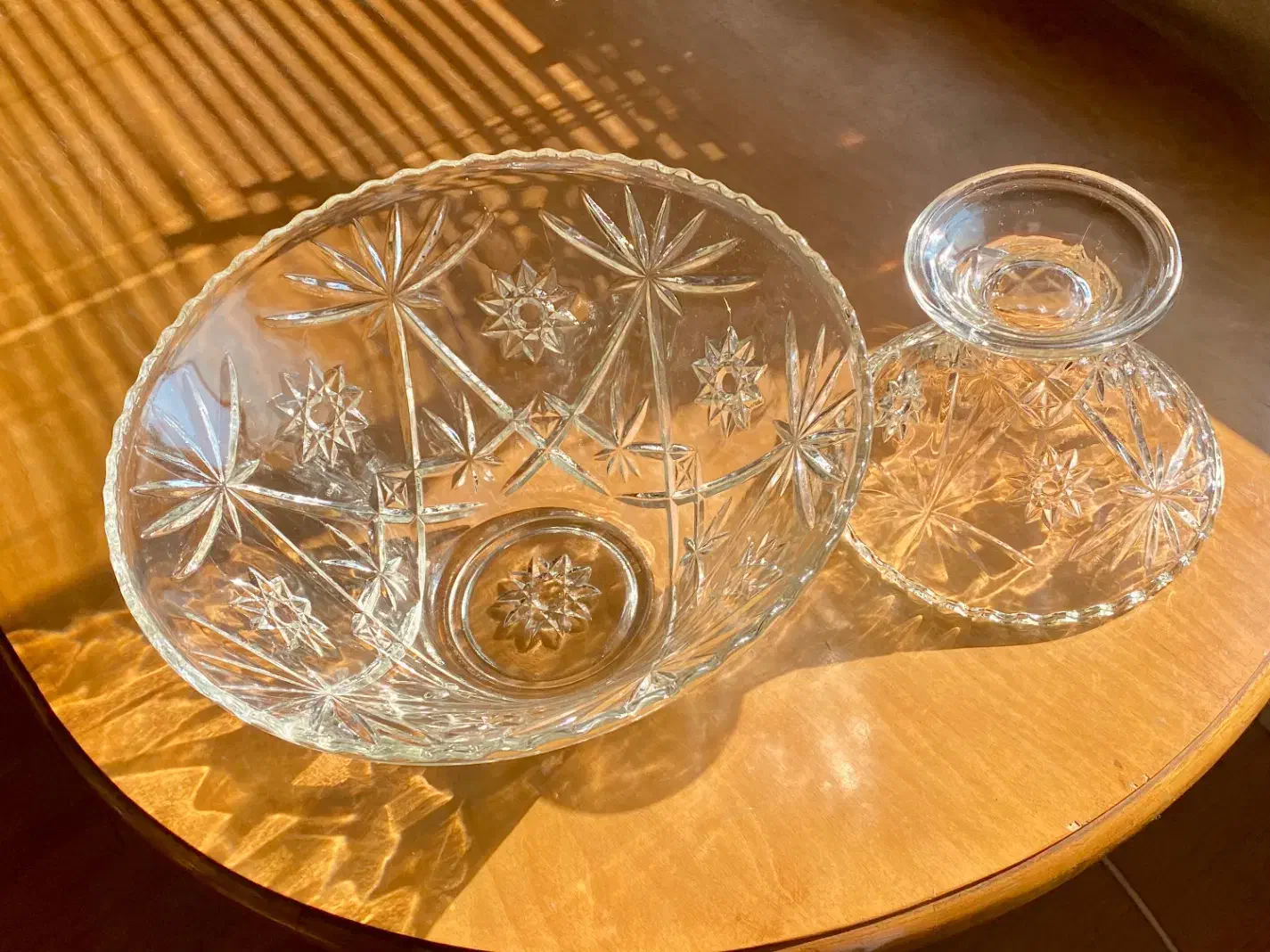 پانچ کریستال آمریکایی ستاره anchor Hocking قدیمی|کلکسیون اشیاء عتیقه|تهران, اکباتان|دیوار