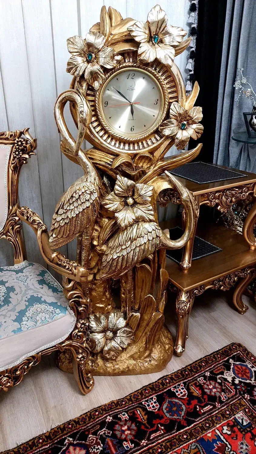 ساعت ایستاده طلایی رنگ|ساعت دیواری و تزئینی|تبریز, |دیوار