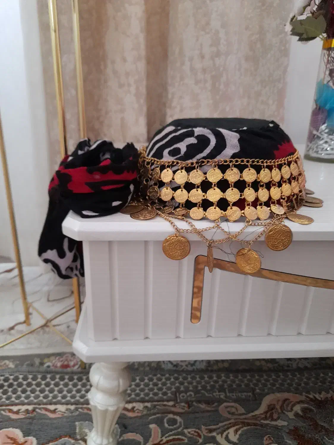 کلاه مجلسی محلی سکه ای|لباس|پاکدشت, پاکدشت (مامازند)|دیوار