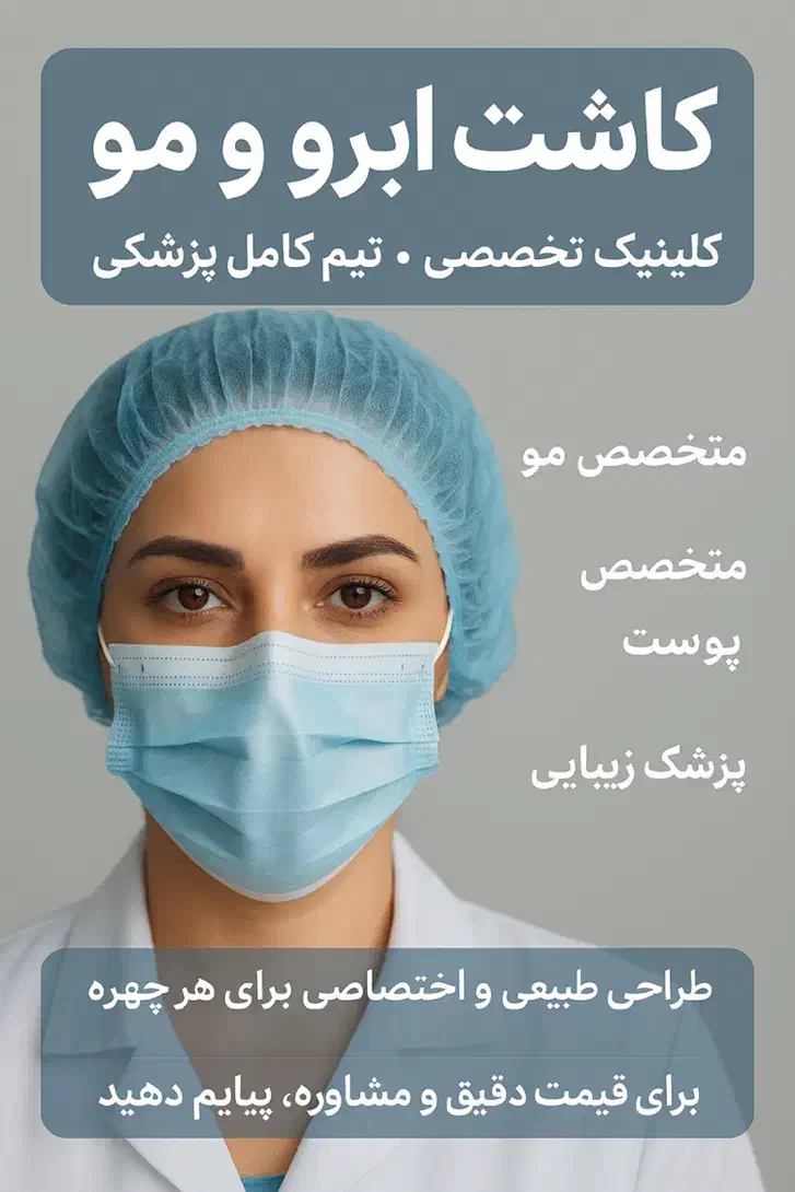 کاشت ابرو و مو با تیم تخصصی در کلینیک معتبر|خدمات آرایشگری و زیبایی|رشت, بوسار|دیوار