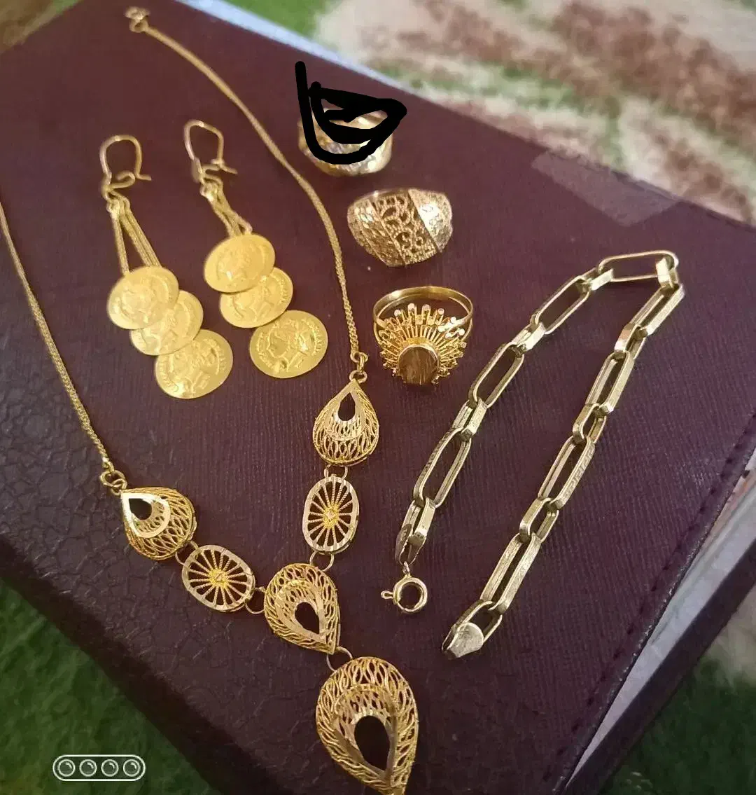 گردنبندانگشترودسبندفروش فوری|جواهرات|یاسوج, |دیوار