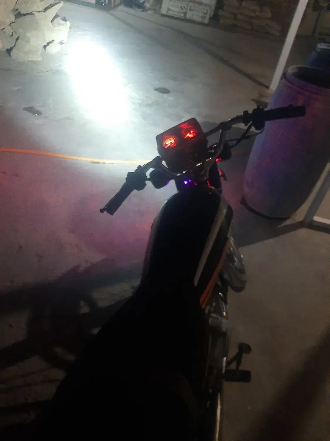 هندا۱۲۵مزایده|موتورسیکلت|لالجین, |دیوار