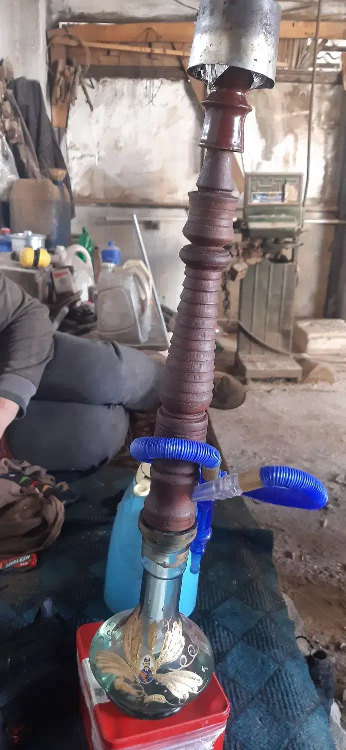 قلیان سرخدار|صنایع دستی و سایر لوازم تزئینی|رامیان, |دیوار