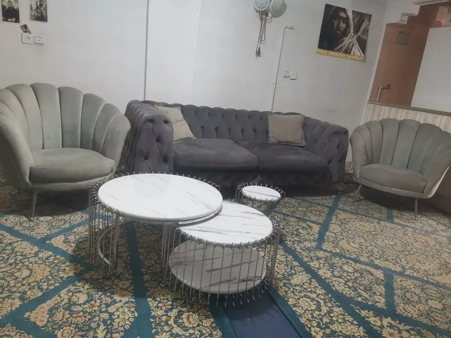 مبل همراه با میز عسلی|مبلمان خانگی و میز عسلی|پاکدشت, پاکدشت (مامازند)|دیوار