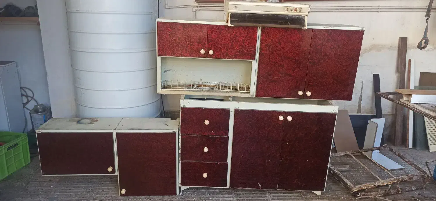 کابینت فلزی دست دوم|آبچکان و نظمدهنده ظروف|گرگان, |دیوار